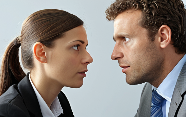 **
* **Prompt:** Business negotiation scene. Two individuals actively listening, focusing on each other with intent expressions. Emphasis on body language conveying understanding and empathy.
**