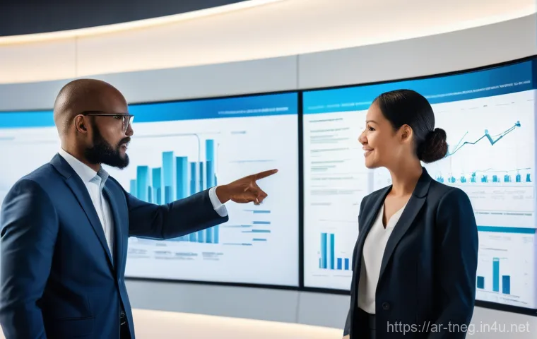 무역협상에서 신뢰 구축의 중요성 - **Prompt:** A vibrant scene depicting 'Effective Communication and Human Relationships' in a profess...